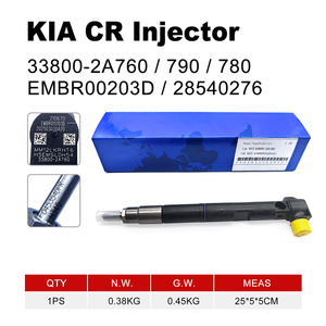 Hconcet di alta qualità nuovo iniettore di carburante EMBR00203D 33800-2A760 33800-2A780 compatibile con motore 1.4 <span class=keywords><strong>Hyundai</strong></span> I20 <span class=keywords><strong>I30</strong></span> Ix20 KIA - Product Image 6