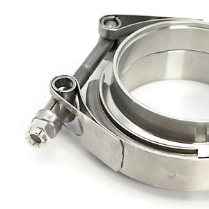 Pince à bande <span class=keywords><strong>v</strong></span> en acier inoxydable haute résistance Pince à bande <span class=keywords><strong>v</strong></span> <span class=keywords><strong>76mm</strong></span> Pince à bande d'échappement de 3 pouces avec brides - Product Image 3