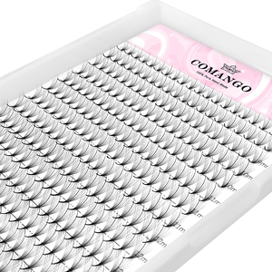 CoMango <span class=keywords><strong>Cils</strong></span> en éventail préfabriqués faits main sur mesure 0.07 8-15mm 5D 7D 9D avec base pointue - Product Image 6
