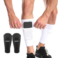 Manchon de compression pour le mollet, protège-tibia, chaussettes avec poche, Aolikes, protection sportive, adulte, protection fine, vêtements pour jeunes, Ltd.