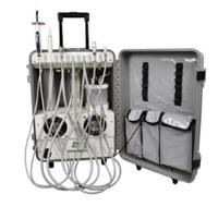 Vente en gros médical unité dentaire Mobile Portable chariot unité de Turbine dentaire avec compresseur d'air