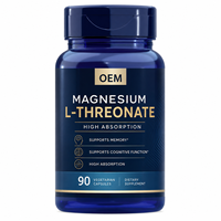 Capsules de L-Thréonate de Magnésium pour la Concentration, la Mémoire et la Clarté Mentale, Soutien du Système Nerveux, Complément Quotidien pour le Bien-être Cognitif