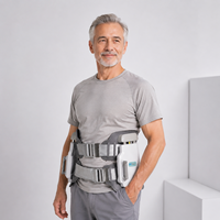 Dispositif de traction lombaire orthopédique BOAN VCORE, cadre rigide, décompression lombaire, civière de décompression, modèle métallique de classe I BAC-Y/S, 1 an