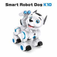 Intelligenter Plastik-Elektro-Roboterhund mit Follow-Me-Funktion Fernbedienung 60m Reichweite für Innenbereich Geeignet für Kinder