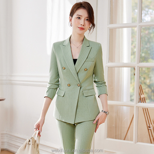 <span class=keywords><strong>OL</strong></span> ชุดสูทเสื้อโค้ทและกางเกงสำหรับมืออาชีพของผู้หญิงชุดเสื้อแจ็กเก็ตสองชิ้นทันสมัยและสง่างามสำหรับงานปาร์ตี้ - Product Image 3