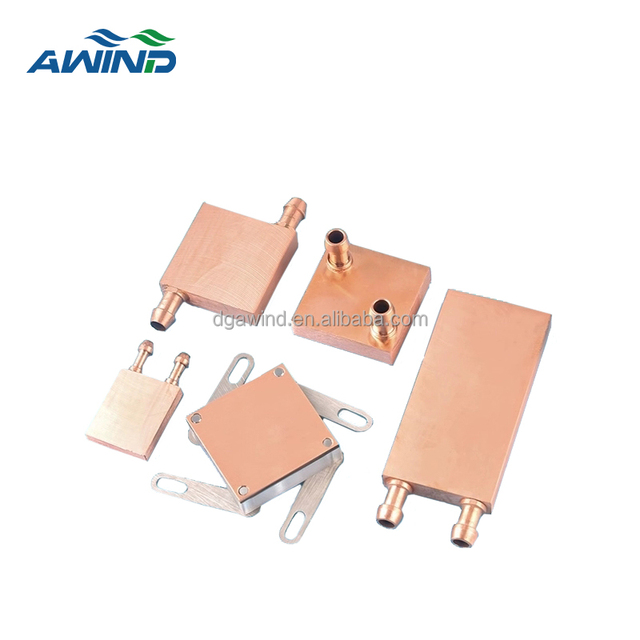 Copper Cpu 60 X 180 Waterblock Wasserkhlblock Aluminium Water Cooling Head Block Bloque De Refrigeracin Por Agua De Cobre
