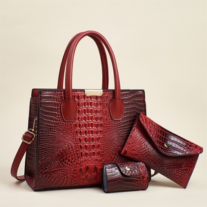 Bolso de Mano Elegante de Piel Sintética PU de Último Diseño, Bolso Tote para Mujer, Bolsos de Hombro de Lujo para Mujer, Juego de Bolsos de Hombro - Product Image 4