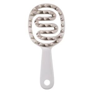 FaSoLa Long-Handled Shampoo Comb Large White Skin-Friendly Hair Cleaner Scalp Relief Home Use - Product Image 2