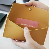 Portefeuille en cuir coloré pour femme, pochette à bijoux, 2 poches, porte-cartes et porte-monnaie
