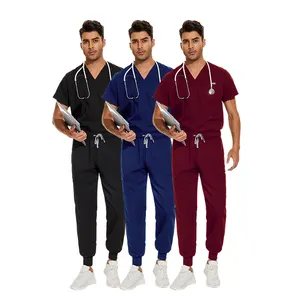 2024 venta al por mayor traje de uniforme de hospital uniformes de enfermera médica uniforme de enfermera <span class=keywords><strong>Jogger</strong></span> conjuntos de uniformes de enfermera - Product Image 6