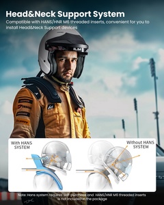 スネルSA2020 ILMフルフェイスオートレーシングヘルメット 新型軽量ファイバーグラス HANS対応 5年保証 男女兼用モデル R85 - Product Image 3