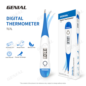 Thermomètre Corporel Numérique pour Usage Domestique, Électrique, Oral, Aisselles et Front, Certifié ROHS, Matériau Plastique pour la Détection <span class=keywords><strong>de</strong></span> la <span class=keywords><strong>Fièvre</strong></span> - Product Image 1