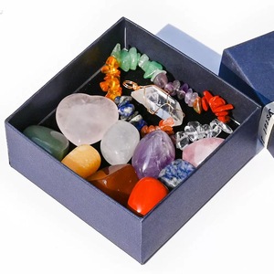 Venta al por mayor de cristal natural 7 Chakra colgante de cuarzo rosa corazón <span class=keywords><strong>punto</strong></span> Hexagonal para regalos - Product Image 3