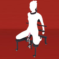Chaise multifonctionnelle réglable en métal pour BDSM et SM, noire, 100 % imperméable, mobilier de contention et de soutien corporel pour adultes, OEM ODM RTS