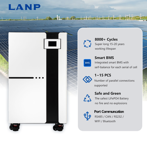 Low Voltage Split Lithium <b>Iron</b> Battery Cell Series 51.2V 3-15kWh CAN Hybrid Solar Home Energy Storage System Low-voltage Battery - Product Image 3