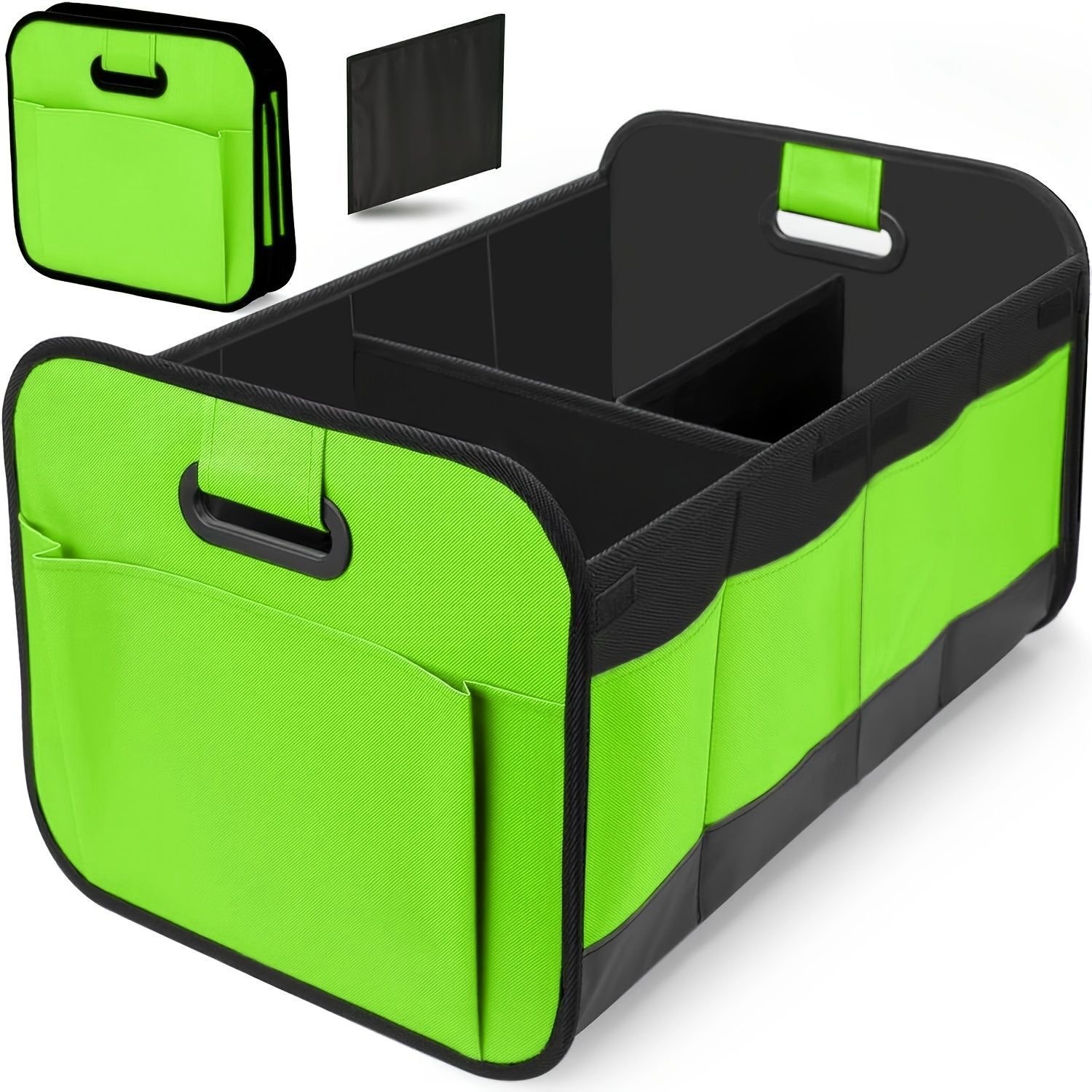 Caja de almacenamiento para coche-verde