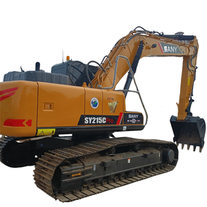 Excavadora Usada Sany 215Cpro Buen Estado SY215C Excavadoras SY235 SY135C Excavadora sobre orugas a la Venta barata - Product Image 1