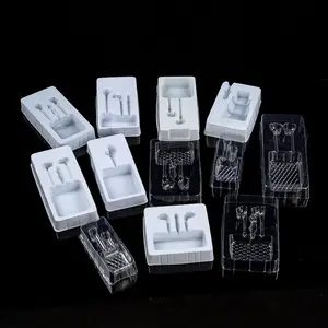 फोन चार्जर और केबल टिकाऊ प्लास्टिक बॉक्स के लिए इलेक्ट्रॉनिक्स के लिए डिस्पोजेबल प्लास्टिक ब्लिस्टर पैकेजिंग ट्रे