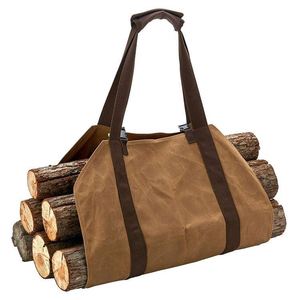 Sac de transport pour bois de chauffage BSCI Factory, grand sac à bois, sac de transport pour bois de chauffage, sac en toile pour bûches - Product Image 1