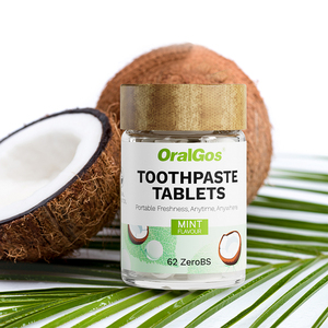 Custom Eco-frlendly Packing Mint Flavor Vegan Fluoride Free Natural Whitening <strong>Toothpaste</strong> Tablets for Hotel Travel Portable Clean - Product Image 3