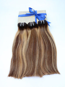 TENDANCE CHAUDE Cheveux vierges péruviens Remy Extensions de tissage de cheveux de style piano de MICHAIR - Product Image 4