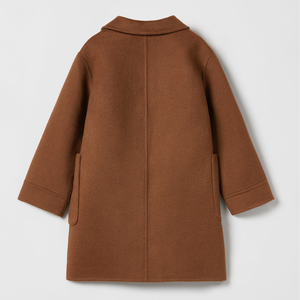 Chaqueta de Mezcla de Lana para Niños, Diseño Personalizado OEM, Abrigo Largo y Cálido de Invierno para <span class=keywords><strong>Niñas</strong></span>, Gran Venta - Product Image 2