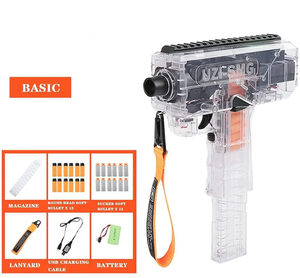 Pistola <span class=keywords><strong>de</strong></span> Juguete Eléctrica <span class=keywords><strong>de</strong></span> Exterior, Tipo Subfusil, con Balas Suaves <span class=keywords><strong>de</strong></span> EVA, Disparo Rápido, con <span class=keywords><strong>Dardos</strong></span> - Product Image 6