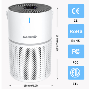 Purificatore d'Aria Portatile HEPA, Elettrodomestico per la Qualità dell'Aria, Purificatore d'Aria Intelligente con Filtro al Carbone HEPA e Ioni Negativi, USB Type-C - Product Image 3