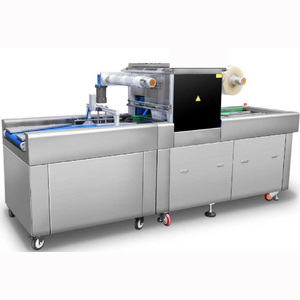 DQ630AT-VS 7KW Full Automatic Electric Skin Vegetable Glass Film Vacuum Packaging Food Tray Sealing Vacuum Sealer Machine - Product Image 1