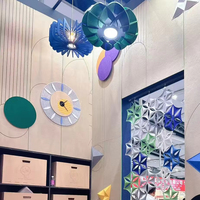 Panneau de plafond acoustique de 9mm Partition acoustique insonorisée Plafond suspendu acoustique en feutre fin