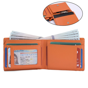Carbon Fiber Textured Bi Fold <b>Wallet</b> Large Capacity <b>RFID</b> <b>Blocking</b> Men's <b>Wallet</b> Everyday Use Solid Color Fashion Style - Product Image 1