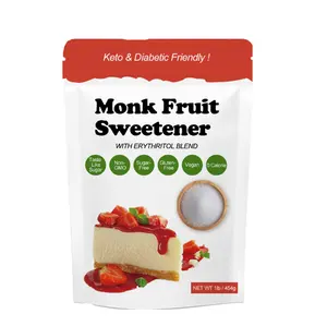 Beste Qualität Lakanto Mönch Frucht Süßstoff Mönch Frucht brauner Zucker 1 mal Monk fruit Erythrit Bulk Pulver