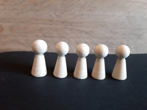 Jetons de jeu en bois, idéaux pour les jeux de société, les outils éducatifs et les projets d'artisanat - Product Image 2