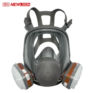 Máscara de Protección Respiratoria Facial Completa, Respirador contra Polvo y Humos, Apta para Trabajadores de Plantas Químicas, Certificación CE - Product Image 5