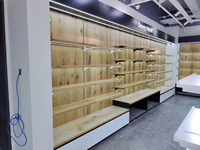 La vente chaude rayonnage stockage magasin en bois exposition de détail parfum cosmétique présentoir armoire vitrine support