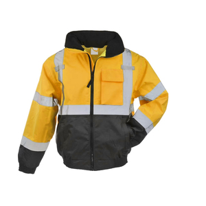 Chaqueta de Seguridad de Alta Visibilidad ANSI Clase 3, Reflectante, Impermeable, Resistente al Viento, para Trabajo Industrial - Product Image 1