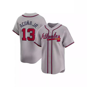 เสื้อแจ็คเก็ตเบสบอลผู้ชายพิมพ์ลายดิจิทัลตัวอักษรแฟชั่นแขนสั้นสไตล์ใหม่สำหรับฤดูร้อน ระบายอากาศได้ดี เหมาะสำหรับการฝึกซ้อมและการแข่งขัน - Product Image 5