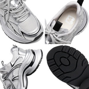 Calzado Deportivo Casual de Suela Gruesa con Amortiguación y Aumento de Altura, Parte Superior de Malla Transpirable, para Correr y Caminar, Precio Bajo al por Mayor - Product Image 4