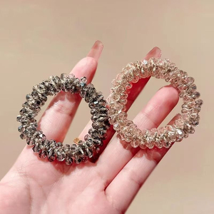 Serre-tête en cristal élégant pour femme, design de niche populaire, style vintage de luxe léger, bijoux de mode, vente en gros - Product Image 1