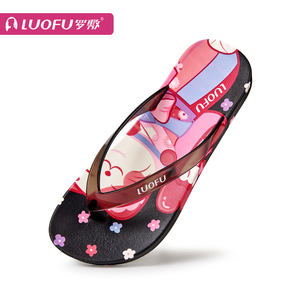 LUOFU pvc estate tacco alto plutus fortunato gatto delle donne di flip flop - Product Image 3