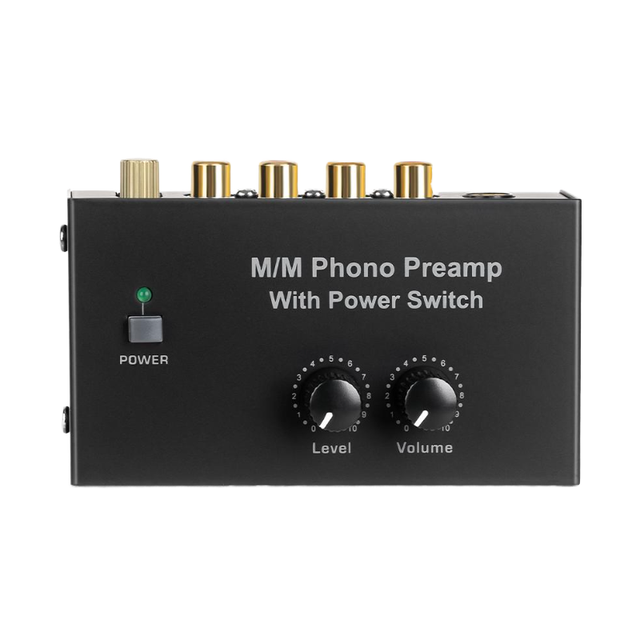 Phono Pre Amplifier  Board 4 Channel Hi-fi Home Amplifier Vinyl Tape Volume Level Control 1/4" TRS PP500