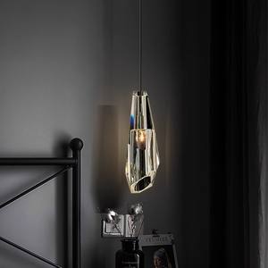 Lámpara Colgante de Cristal Nórdica Minimalista Moderna, Lámpara Colgante Pequeña de Lujo Posmoderna para Dormitorio, Comedor, Araña - Product Image 3