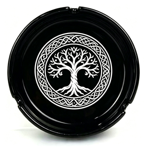 Posacenere in Ceramica Personalizzato, Posacenere per Sigari di Lusso con Bordo a Nodo in Porcellana per Pub Irlandese e Lounge - Product Image 1