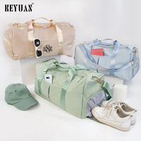 Sacs de sport et de voyage personnalisés grande capacité avec logo sur mesure pour femmes, organisateurs de gym avec impression personnalisée, vente en gros