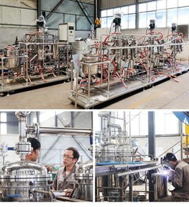 Machine de distillation à film essuyé de nouvelle conception d'équipement de distillation moléculaire d'acier inoxydable de deux étapes - Product Image 4