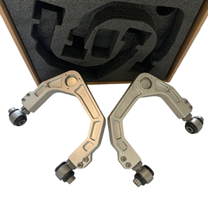 Offroad-brazo de Control superior delantero ajustable para Toyota Tacoma, accesorio de aleación de aluminio 6061 T6, 4x4, color plata - Product Image 4