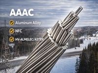 Câble HTA conducteur nu AAAC ALMELEC et ASTER selon la norme NFC 34-120