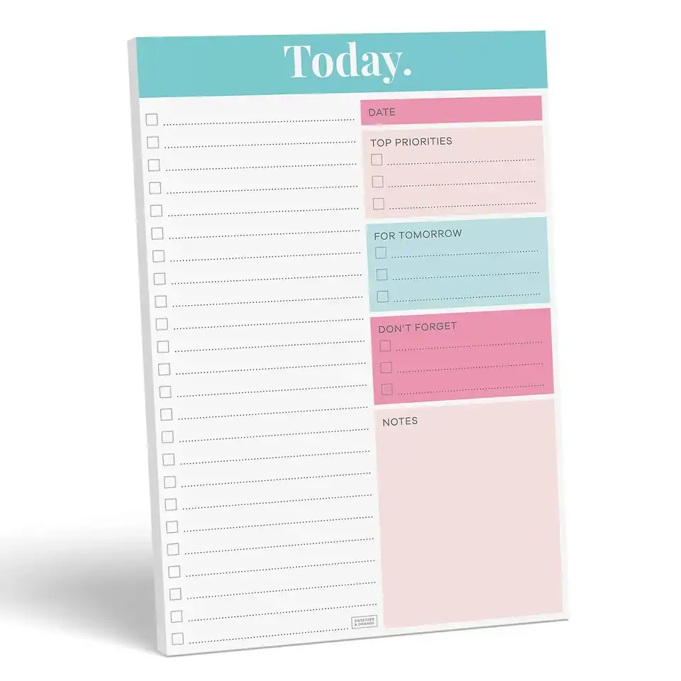 Mẫu miễn phí tùy chỉnh nghiên cứu hàng ngày để làm danh sách mua sắm tạp hóa danh sách kiểm tra notepad kế hoạch hàng tuần notepad danh sách tạp hóa notepad