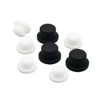 Bouchons de bouteille en silicone de qualité alimentaire, bouchons d'étanchéité réutilisables pour bouteilles de vin, de bière, de jus, bouchons étanches noirs et blancs pour la maison et le bar
