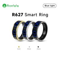 Bague connectée à écran tactile matriciel, moniteur de fréquence cardiaque et d'oxygène sanguin, suivi d'activité physique, contrôle gestuel